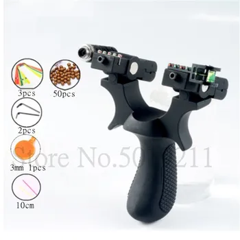 

Resin Slingshot Set High Precision Outdoor Shooting Hunting Slingshot Laser Aiming Slingshot Using Flat Rubber Band