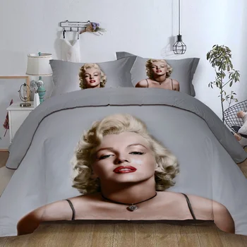 

3D Duvet Quilt Cover Set Single Double Sexy Girl Gray Bed Linen Twin Full Queen King Bedding Set For Teen Adults Home Bedclothes