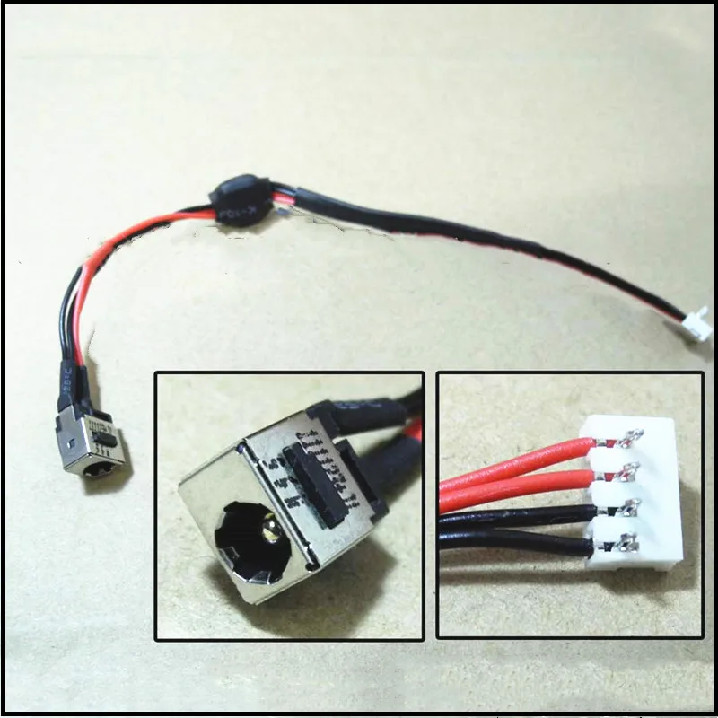

New Laptop DC Power Jack Charging Cable Wire Cord For Toshiba L640 L640D L645 L645D L650 L555 L550 L655 A500 A500D