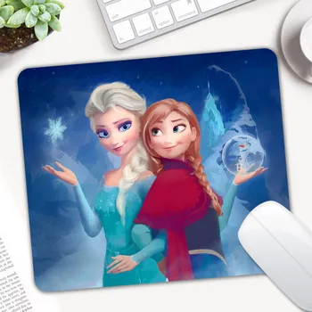 

Frozen Elsa Anna Pattern Printing Mousepad Rubber Rectangle Computer Notebook Mice Mat Gamer Speed Mouse Pad
