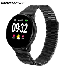 Cobrafly CF68 женские Смарт-часы Полный сенсорный экран IP67 Водонепроницаемый пульсометр кровяное давление фитнес-трекер спортивные мужские умные часы
