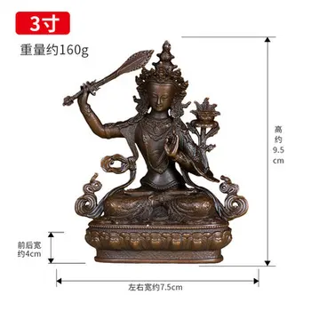 

15PCS Tibet bronze Buddha statue Amitabha Guanyin Green Tara HOME shrine Efficacious protection size 12CM TALL