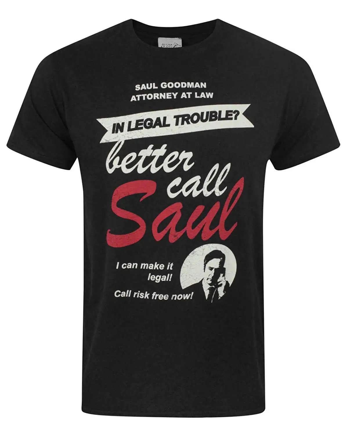 Official Better Call Saul Legal Trouble Men's T-Shirt &quotShort Sleeves Cotton Fashion T Shirt Free Shipping &quot Top Tee Plus Size |