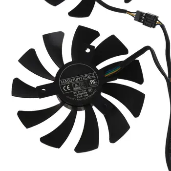

2Pcs/set HA9010H12SB-Z 12V 0.57A 3500 Rpm Hole Distance 40mm Graphics Card Cooling Fan for MSI GTX960 QX2B