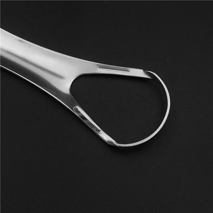 Manufacturers Direct Selling Stainless Steel Tongue Scraper Tongue Scraping Tongue Cleaner Tongue Scraping Board Tongue Coating