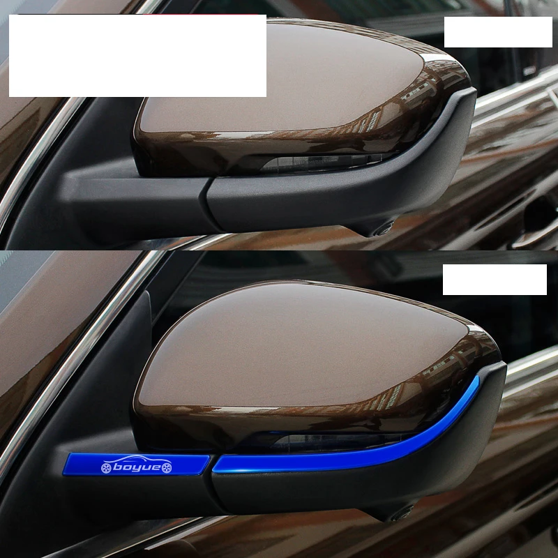 Lsrtw2017 Автомобильная Накладка заднего вида с защитой от царапин для Geely Boyue Atlas интерьерные молдинги аксессуары