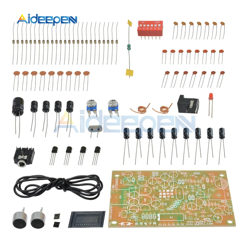 BH1417 беспроводной FM стерео передатчик модуль цифровой радиостанции PLL стерео DIY Kit