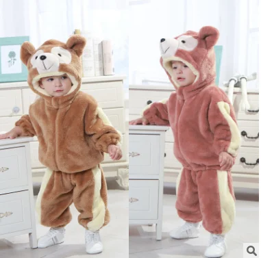 baby fleece bear suit