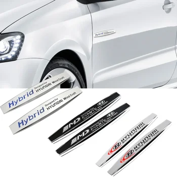 

Car Exterior Emblem Stickers Styling for Hyundai Tucson Sonata Verna Solaris IX35 I30 Auto Rear Trunk Side Decals Decoration