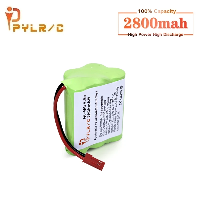 6v 2800mah Rechargeable Battery For Rc toys Cars Tanks Robots Gun AA NI-MH Pack Boats With JST Plug | Игрушки и хобби