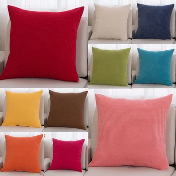 

New Simple Fashion Decorative Cushion Cover 45*45cm 1pc Pillow Cases Sofa Linen Cushion Cover Home Decor