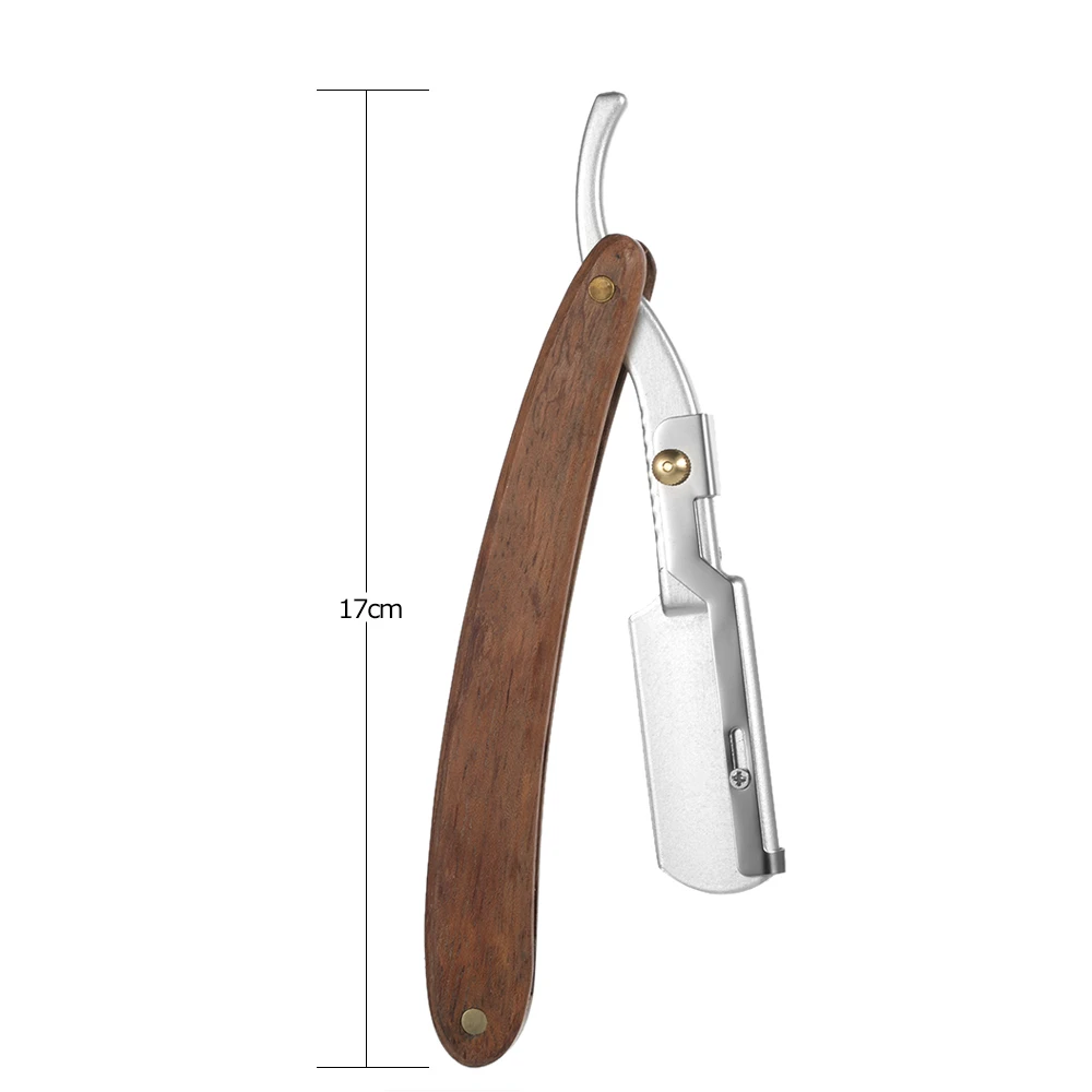 Anself 4 в 1 прямая бритва+ щетка для бритья+ подставка для кистей+ кожаный ремень мужской набор для бритья набор инструментов для бритвы