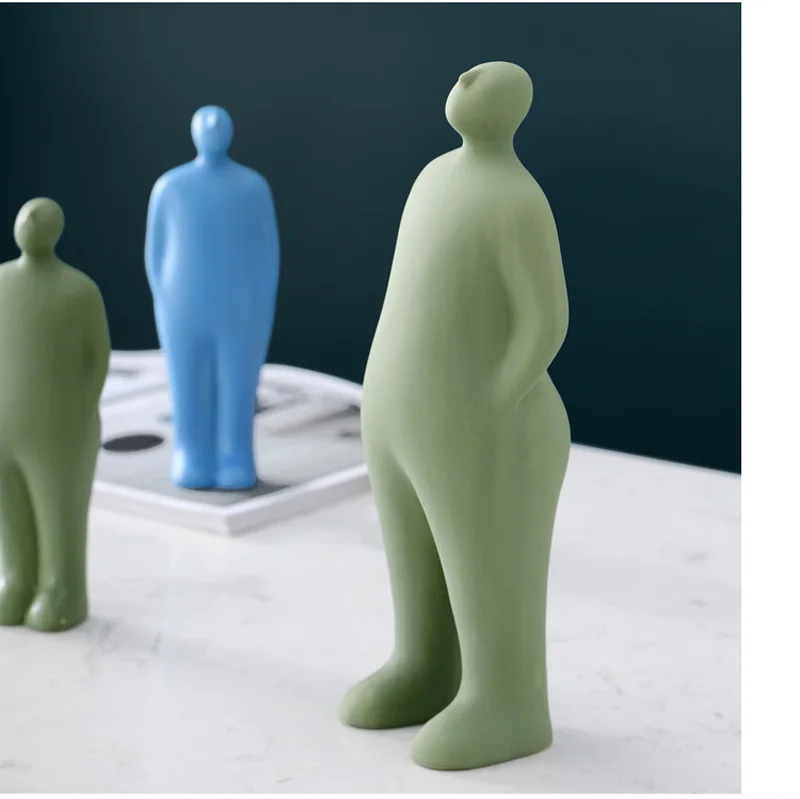 Description Picture 6 of itemEuropean Modern Abstract Father&Son Art Ornaments Home Decoration Ceramic Sculpture Creative Figure Statues Office Decorations