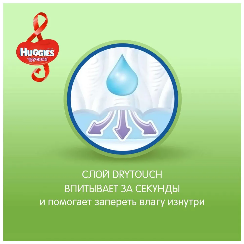Трусики Huggies для девочек 3(7-11 кг) 58 шт