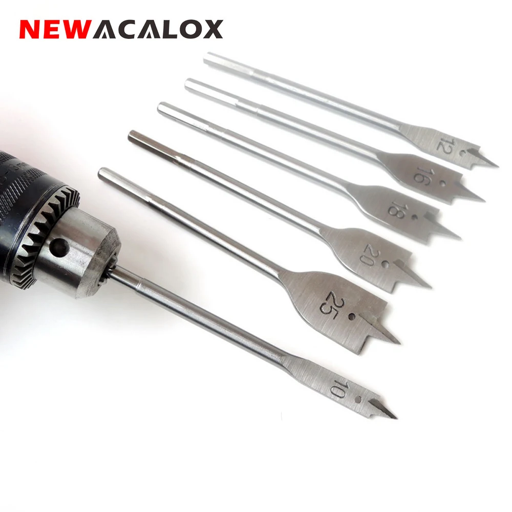 NEWACALOX 6 шт./компл. набор инструментов для самостоятельной резьбы по дереву сверл