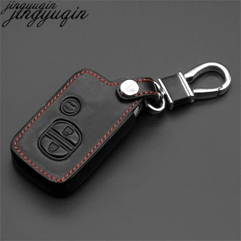 

Leather Car Key Case Cover For Toyota Land Cruiser Prado 150 Camry Prius Crown For Subaru Foreste XV