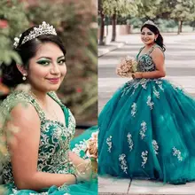 Бальное платье с павлином и голубым тюлем пышные платья с открытыми плечами с аппликацией, вечерние платья для маскарада, платья со шлейфом, 16