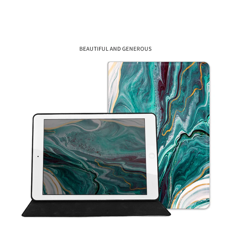 Чехол с откидной крышкой в виде мраморной книжки для iPad Air2 Pro 9 7 10 5 11 12 2019 2020 Mini 2 3 4