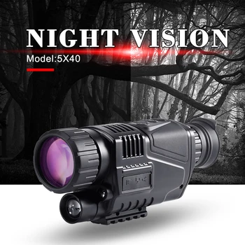 

5X40 Monocular Night Vision Infrared Night-Vision Camera Military Digital Monocular Telescope Night Hunting Navigation Device