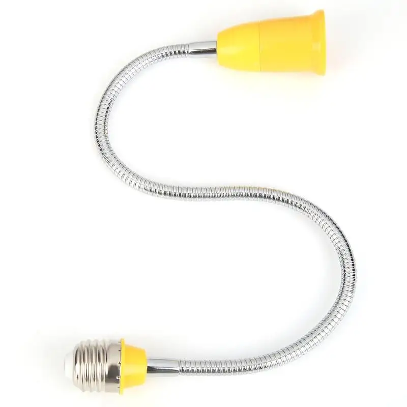 Переходная лампа с гибким удлинителем с патрубком E27 на лампу E27 - Color: Yellow