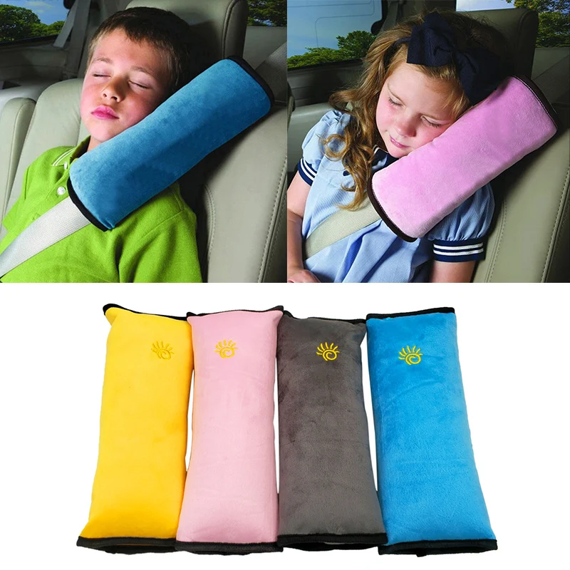 

Baby Pillow Kid Car Pillows Auto Safety Seat Belt Shoulder Cushion Pad Harness Protection Support Pillow For Kids Toddler Sleepy