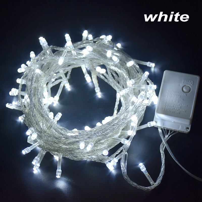 

220V Outdoor Christmas String Lights Garland 10M 20M 30M 50M 100M Waterproof LED Fairy Light Wedding Party Xmas Holiday Light