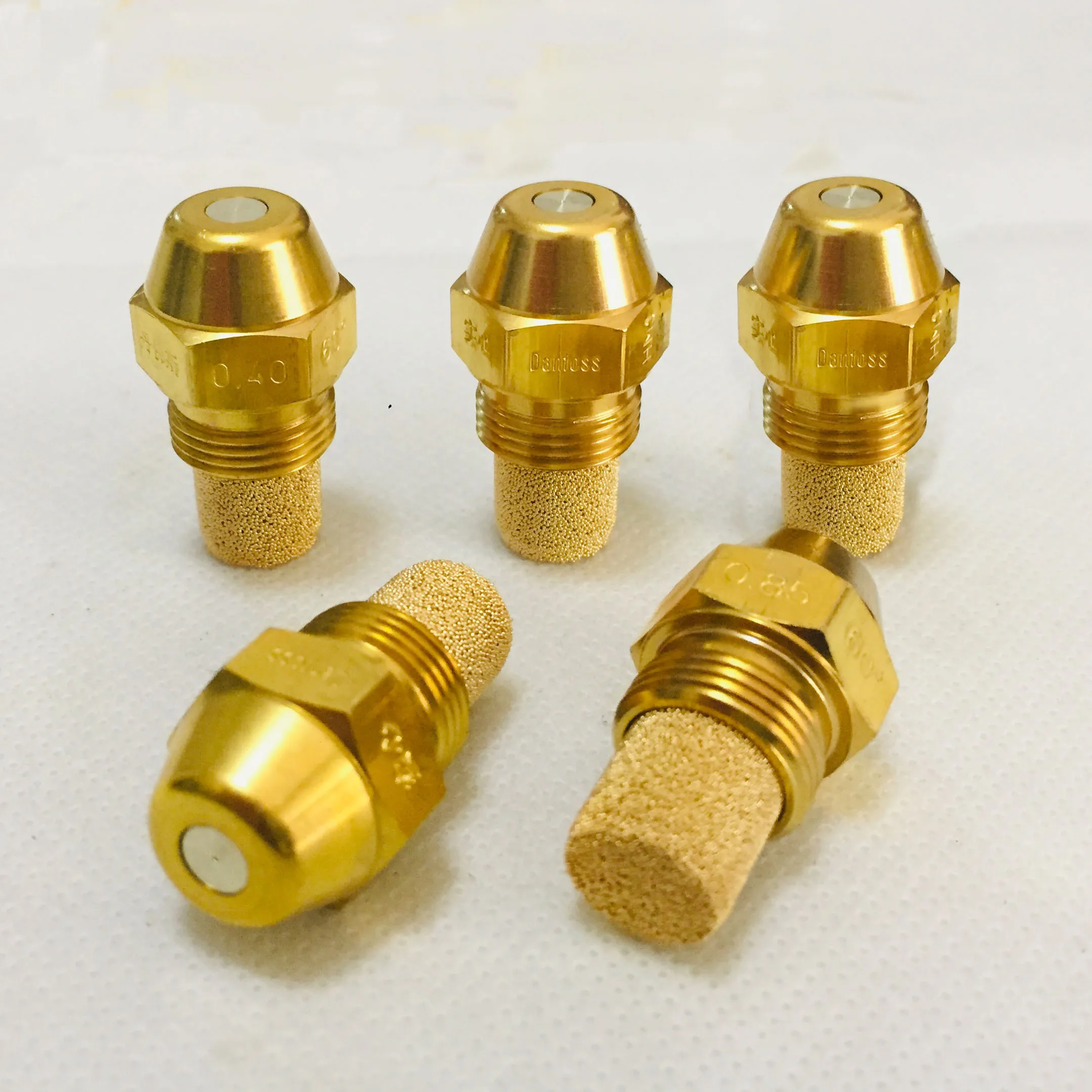 

9/16" waste oil burner nozzle 60 degree gas fuel spray head air atomizing misting injection boiler combustion