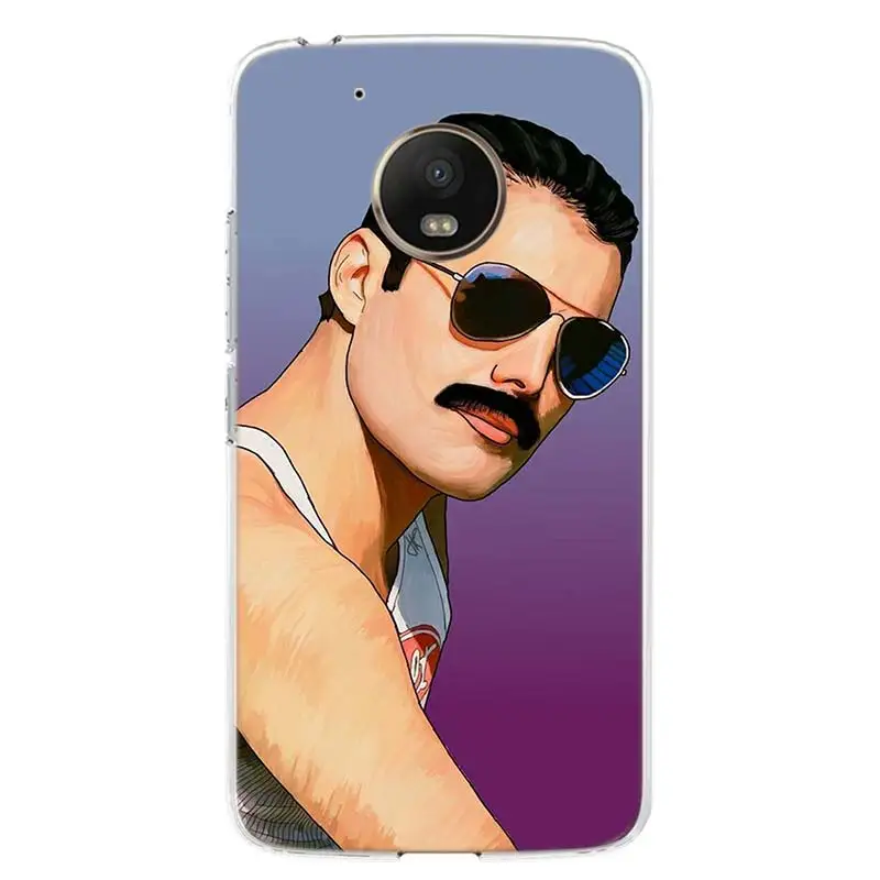 TW183-2 Чехол для телефона queen Freddie Mercury King для Motorola Moto G7 G6 G5S G5 E4 Plus G4 E5 Play power, Европейский подарок, чехол с рисунком - Цвет: TW183-2