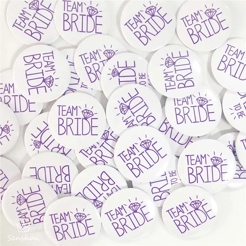 1Pcs Hen Party Bride Badge Decoration Team Bride Bridal Shower Party Decoration Supplies (1)