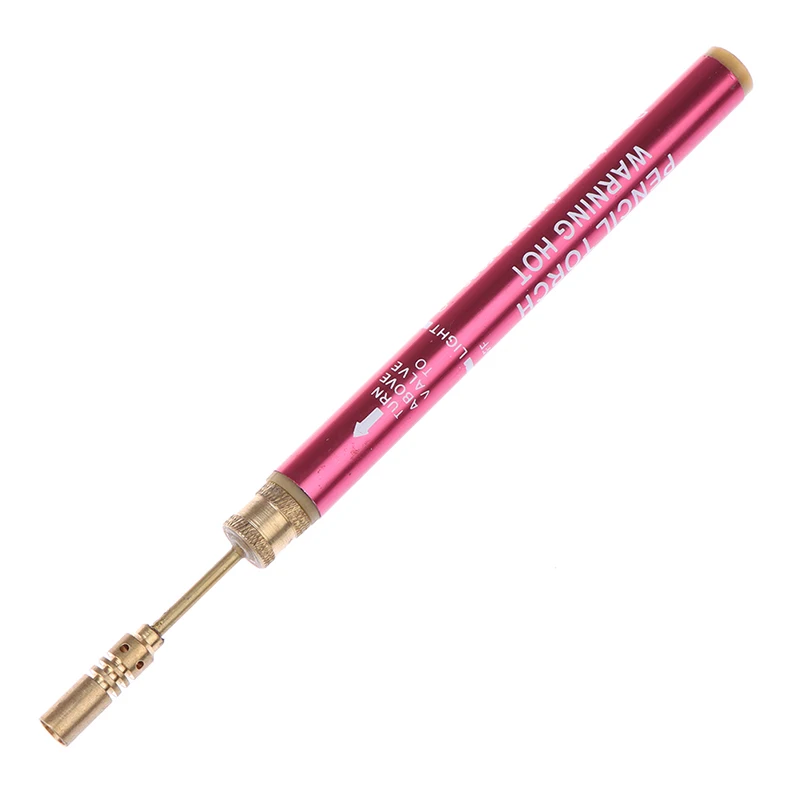 1ps Mini Gas Blow Torch Gun Soldering Iron Cordless Welding Soldering Pen Burner Butane Blow Torch Solder Iron Welding Pen Burner flamethrower torch