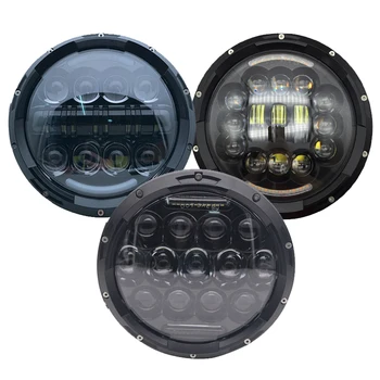 

WZJOO 75w 7Inch Round LED Headlight 7" Projector Headlamp For Jeep Wrangler Hummer lada niva 4x4 Truck Suzuki Samurai