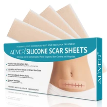 4 шт./кор. многоразовые силиконовые удаляющий шрамы патч Лист ожога кожи ремонт гелевый мягкий чехол с хирургии для выравнивания ленты самоклеющиеся здравоохранения