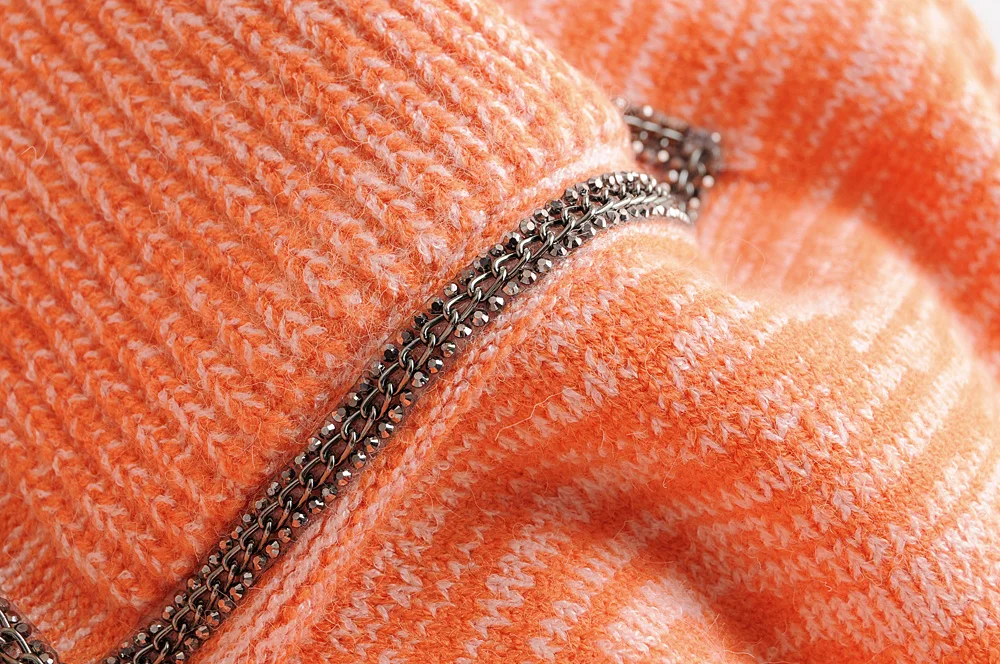 Осенний Женский вязаный свитер с О-образным вырезом, Повседневный пуловер Junmper, прочный фонарь, рукав с карманом, женские свитера