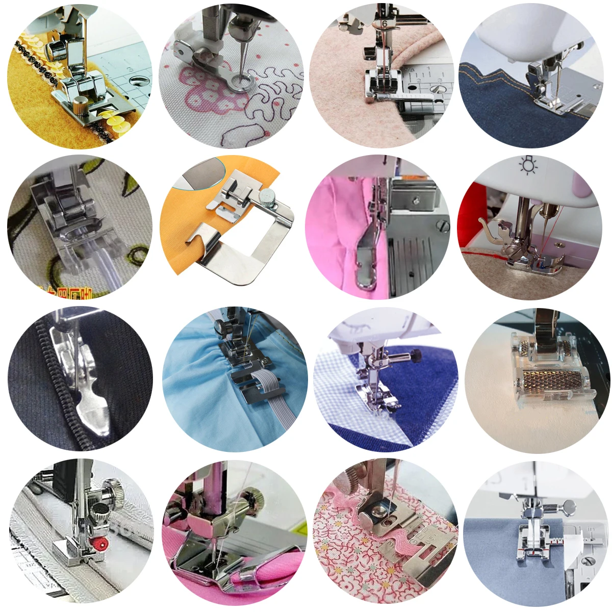 

New Hot 36styles Domestic Sewing Machine Accessories Presser Foot Feet Kit Set Hem Foot Spare Parts For Brother Singer Janome