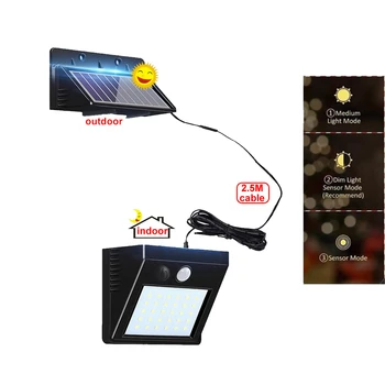 

1/4pcs 30 LEDs PIR Motion Sensor Solar Street Light 3 modes Garden Security Lamp Outdoor Light Waterproof Energy Saving Wall Lam