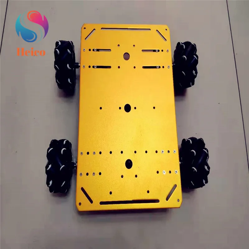 4WD детская одежда на рост 80, 90 мм Mecanum колеса робот шасси автомобиля комплект с блоком питания постоянного тока с ультратонкой оправой 37 мм кодировщик мотор для Arduino разработки мобильный робот Платформа