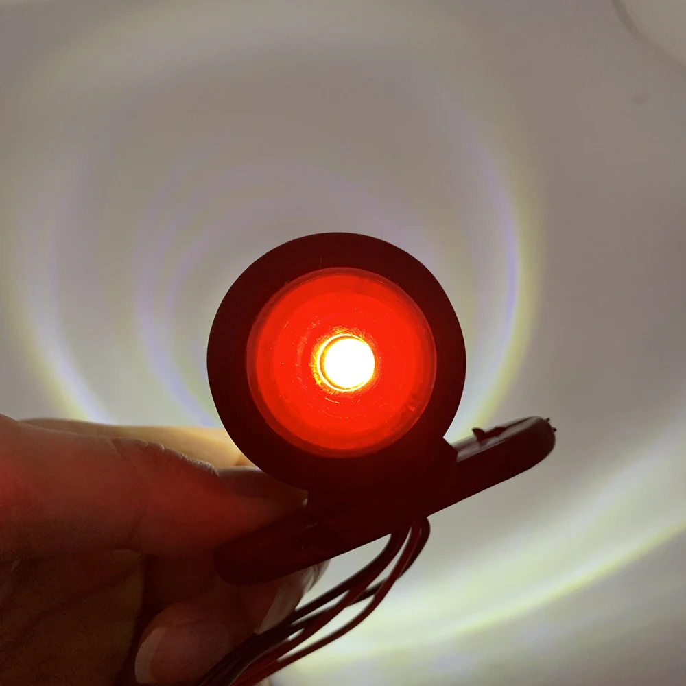 Комплект из 2 предметов, 10 V-30 V Светодиодный Маркер светильник грузовых автомобилей Светодиодный сбоку Водонепроницаемый прочный светильник грузовик габаритный автомобильный фонарь пикап сигнальный светильник Предупреждение светильник