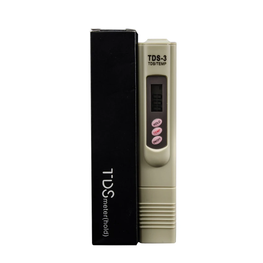 

1pc 0-9990PPM TDS-3 TEMP tester, TDS-3 water quality test analysis Meter for industrial water household water dispenser