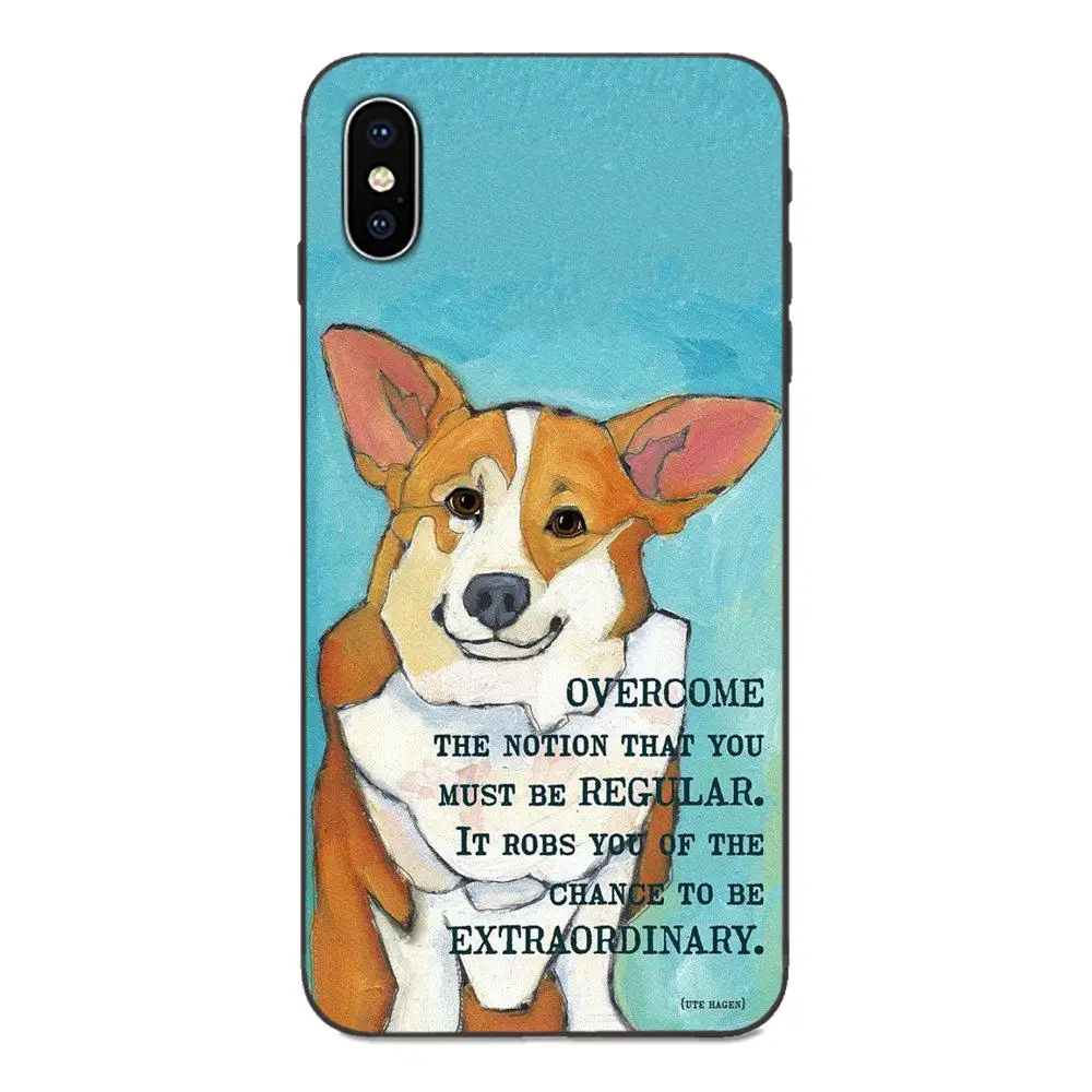 Попка корги для сна собаки Вельш Galaxy A3 A5 A6 A6s A7 A8 A9 A10 A20E A30 A40 A50 A60 A70 A80 A90 плюс