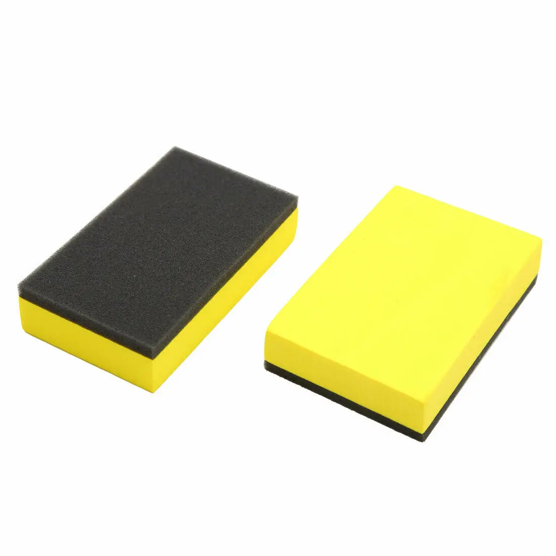 Éponge EVA pour revêtement céramique de voiture, tampons pour application de Nano cire, jaune, 7.5x5x1.5cm, accessoires automobiles, 5/10/20 pièces ► Photo 2/6