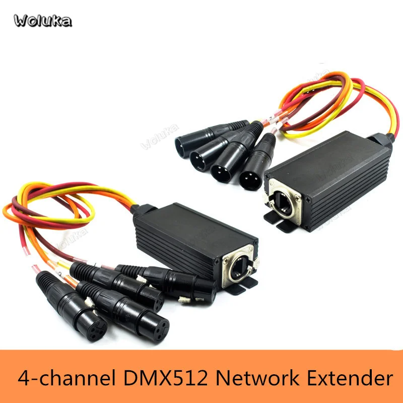 4-канальный DMX512 над адаптер для сетевого кабеля цифровой сетевая линия/аналоговый распределения CD50 W05