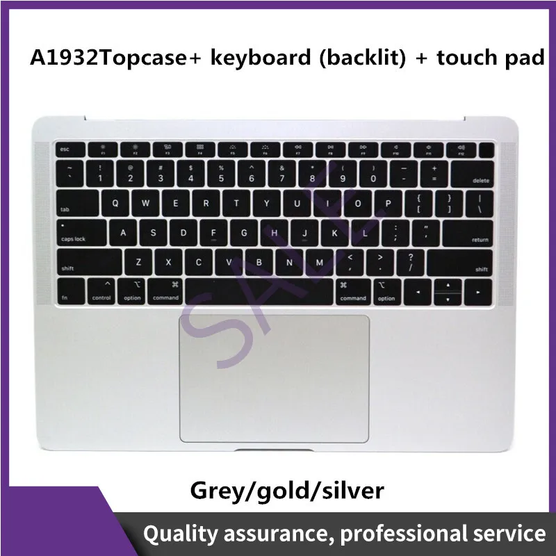 Чехол A1932 Topcase с тачпадом для клавиатуры серебристый/серый/золотой MacBook Pro Retina 13