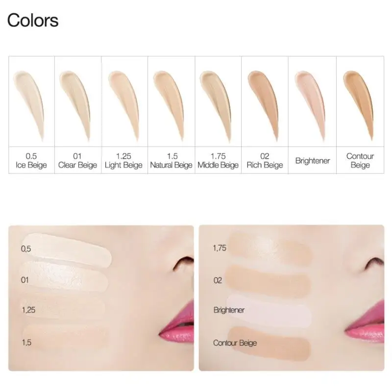 THE SAEM Cover Perfection Tip Concealer 6.5g 8 Colors Liquid Base Contour Moisturizer Makeup Face Foundation Korea Cosmetics