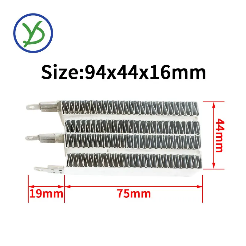 220V 600W PTC ceramic air heater heating apparatus element 72B2 94*44*16mm