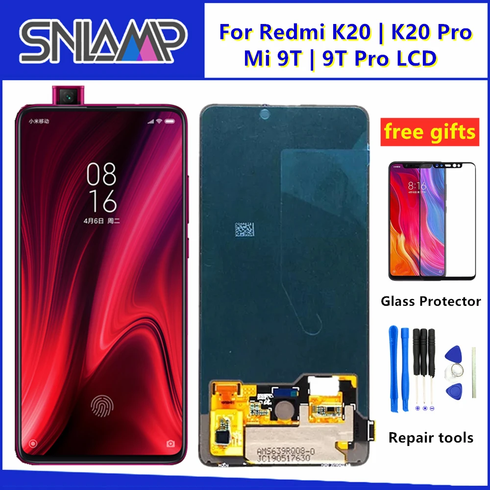 

Original 6.39" LCD For Xiaomi Mi 9T Display Mi 9T PRO Touch Screen Digitizer Assembly For Redmi K20 PRO LCD Screen Replacement