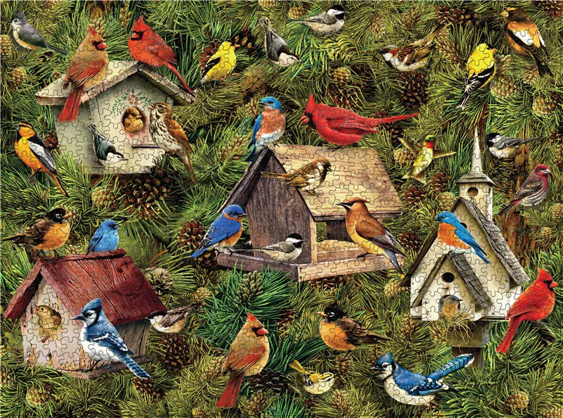 Jigsaw Puzzles 1000 Piece for Adults Creative Painting Puzzle Toy Home Decor Unique Gift