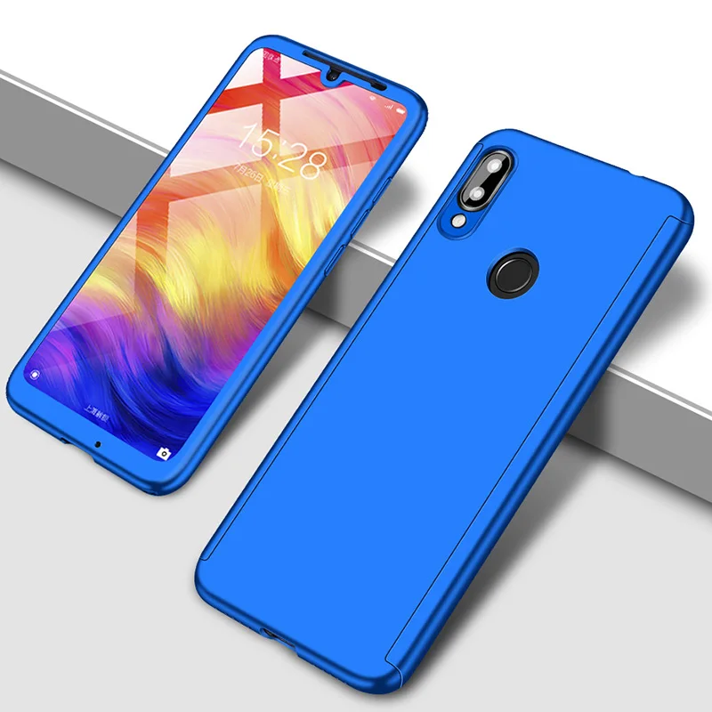 Blue 360 противоударный полное покрытие чехол для телефона для Red mi Note 8 iPhone 7 6 Plus 5 iPad Pro 4 4X 7A 6A 5A Prime чехол для телефона s для Xiaomi mi 9 SE 8 A2 A3 Lite - Цвет: Blue