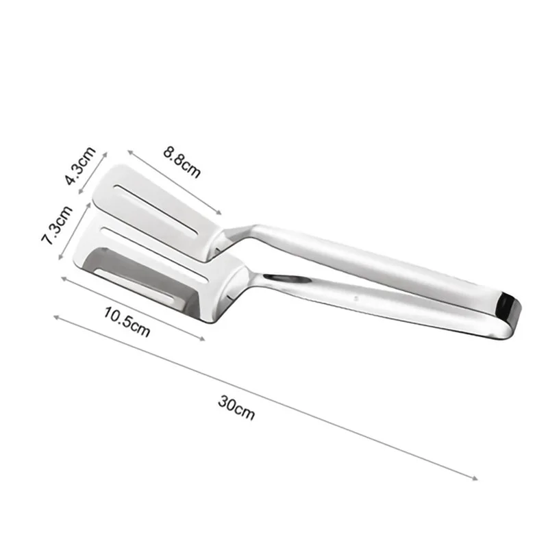 Stainless Steel Food Tongs Barbecue Clip Frying Steak Fried Bread Egg Fried Fish Non-Stick Grill Tongs BBQ Kitchen Accessories