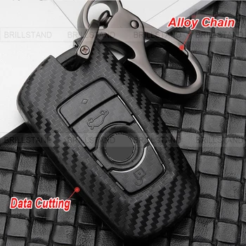 

Car Carbon Fiber Key Remote Key Shell Fob Case Cover For BMW 1 3 4 5 6 Series