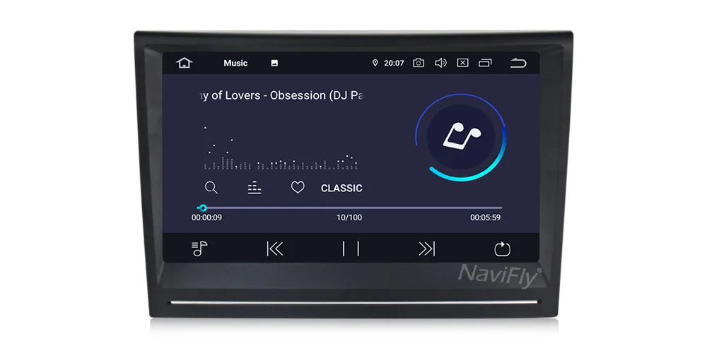 Excellent NaviFly IPS DSP Touch Screen Android 9.0 Car Multimedia Player for Porsche/911/997/Cayman/Boxster Car GPS Navigation 2GB RAM BT 20